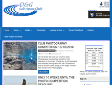 Tablet Screenshot of dumfries-divers.com